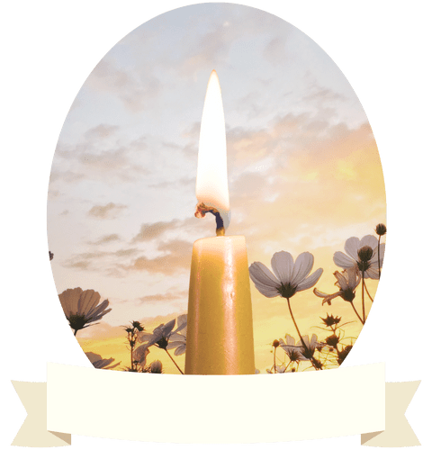 candle lit